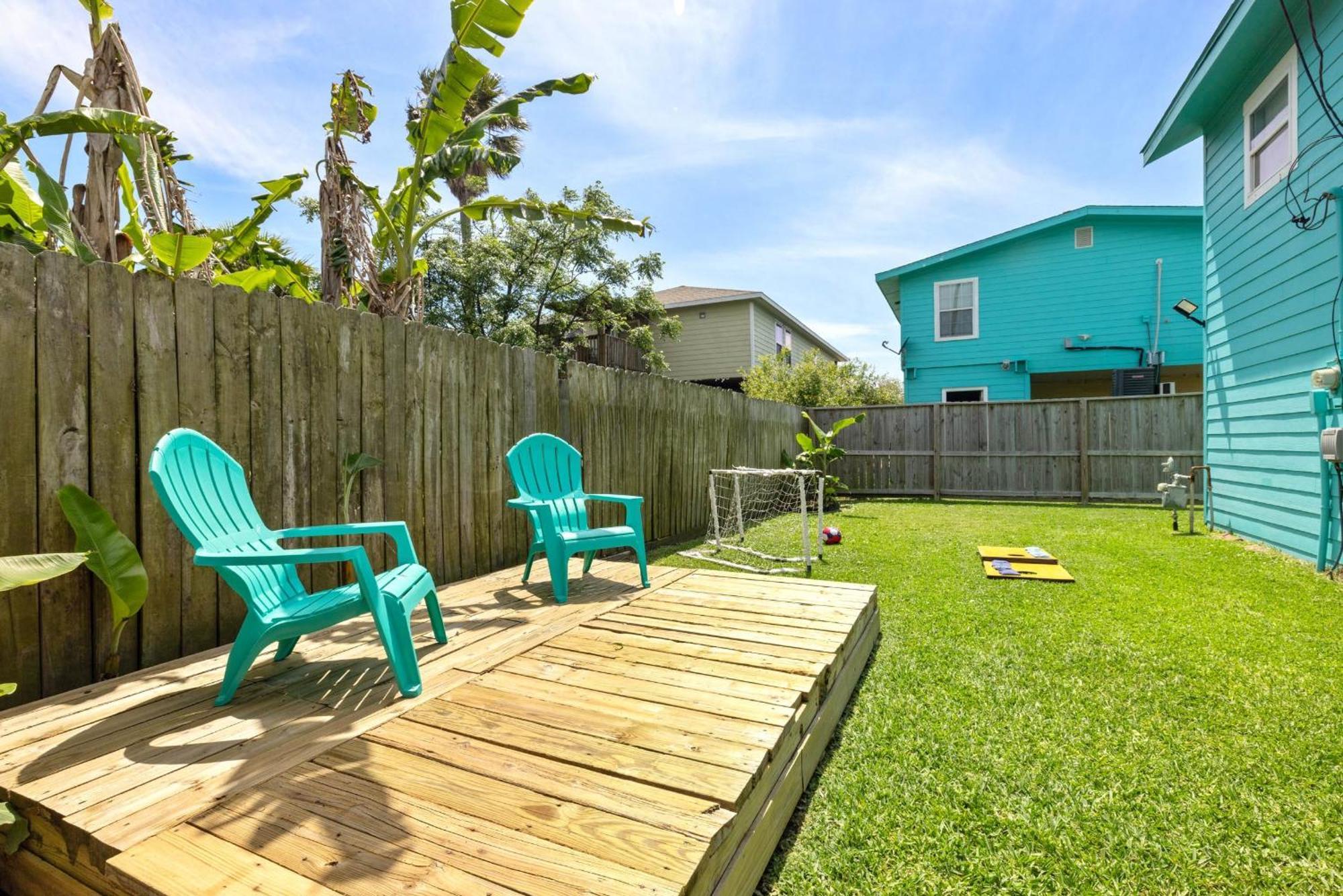 Nr Beach Pier Oasis Game Tables Yard Bbq Galveston Exteriér fotografie