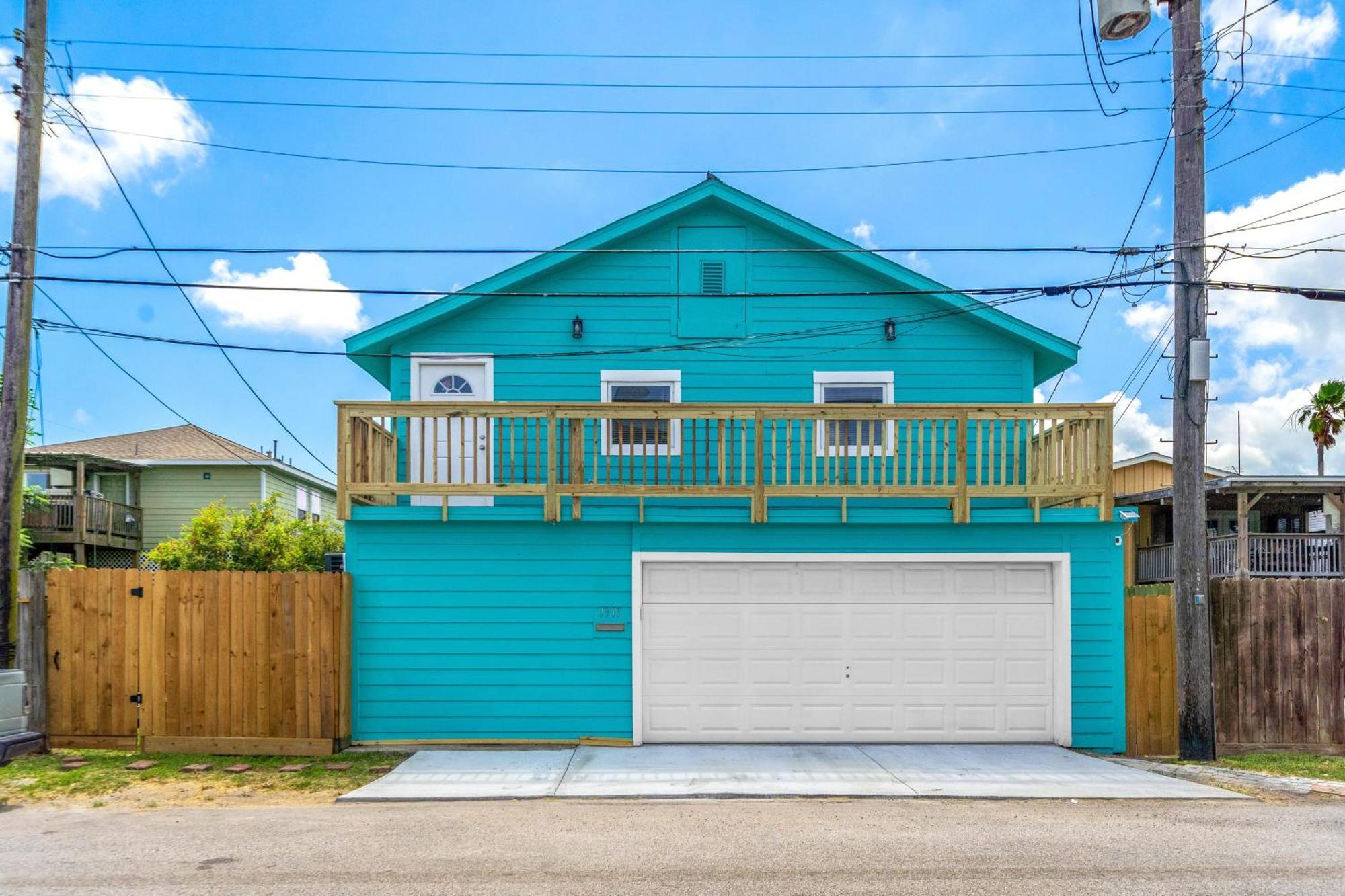 Nr Beach Pier Oasis Game Tables Yard Bbq Galveston Exteriér fotografie